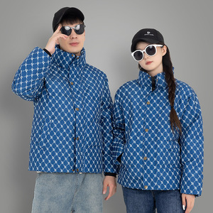 达标90%白鸭绒羽绒服冬季短款连帽潮时尚情侣款青年外套db04-P200图片