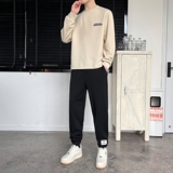 长袖ins潮牌卫衣男春秋季套头搭配帅气高级感青年潮两件套套装P75，男装卫衣，星座1210A