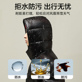 标90%白鸭绒羽绒服短款拼色男女同款2025年新款保暖羽绒服P320，男装羽绒服，星座1210A
