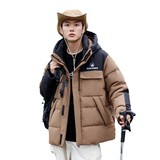 85%白鸭绒羽绒服男女同款新款拼色工装连帽保暖外套db66-P240，男装羽绒服，星座1210A