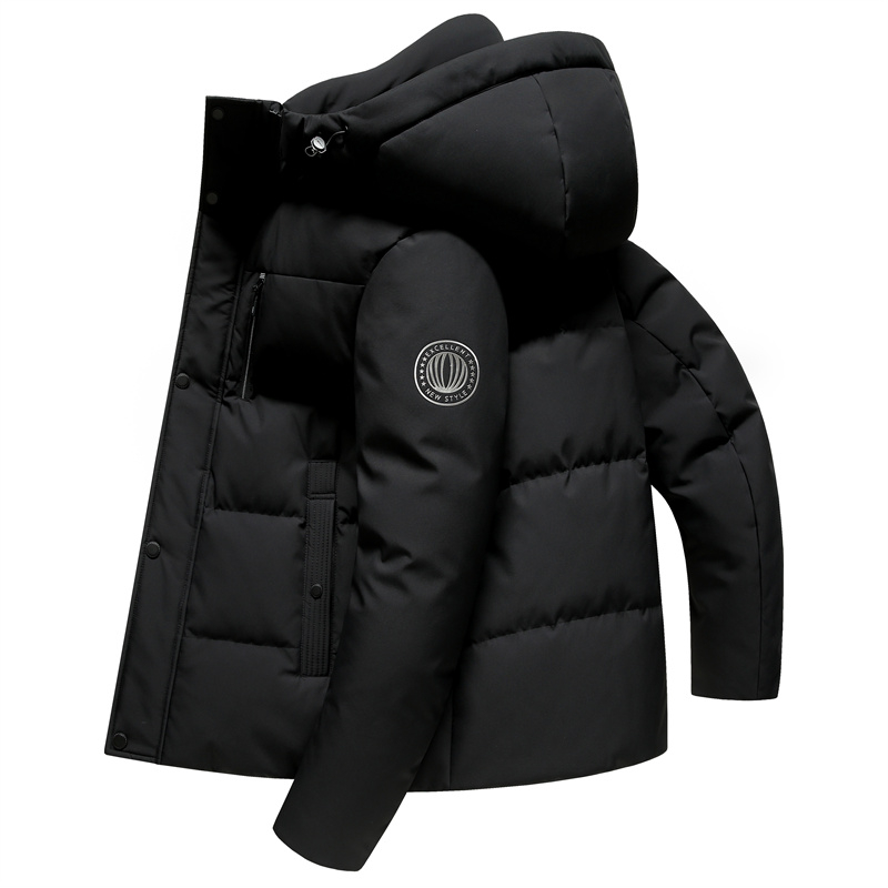 冬装新款加厚保暖户外锁温离子白鸭绒羽绒服外套脱卸帽2410-P160，男装羽绒服，星座1210A