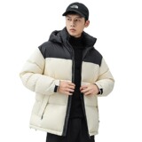 男士90%白鸭绒羽绒服冬季新款户外运动休闲撞色鸭绒保暖加厚P160，男装羽绒服，星座1210A