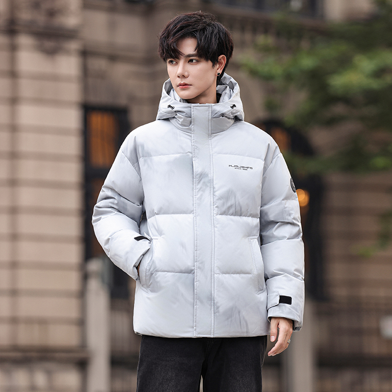 冬装时尚新款男连帽短款户外雪山白鸭绒羽绒服上衣外套DB955-P210，男装羽绒服，星座1210A