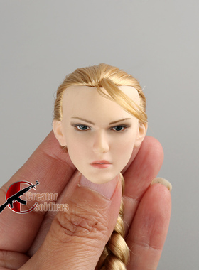 森哥 FLAGSET 1/6女兵人 FS73038 近卫军 玛蒂娜 长辫女头雕 现货