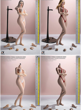 现货TBLeague 1/6比例 欧美体型拆脚款无缝女素体PLLB2023-S52/53