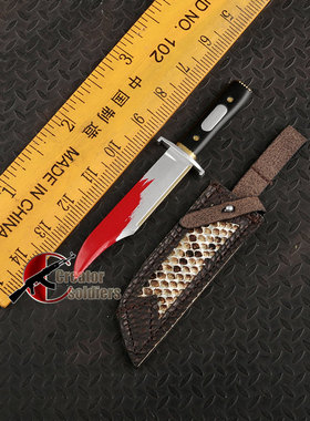 森哥 1/6 兵人 DAM 黑帮王国 GK010 方块4 龙格尔 匕首+皮套 模型