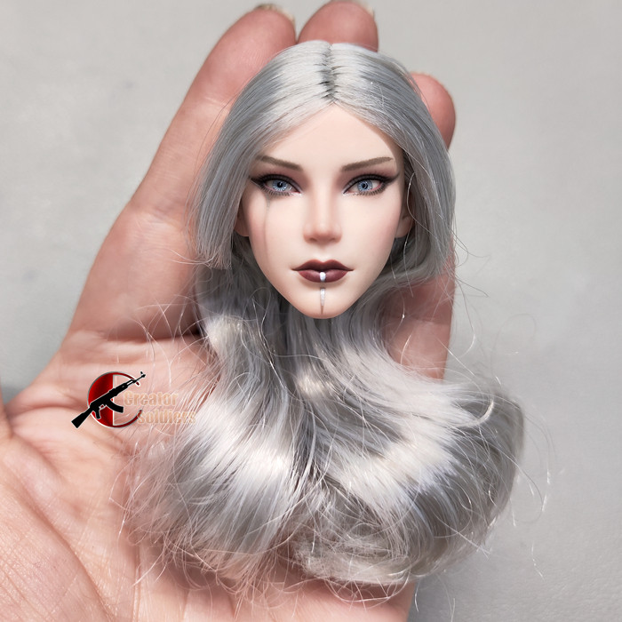 龙山重工1/6女巫妖王可动眼头雕