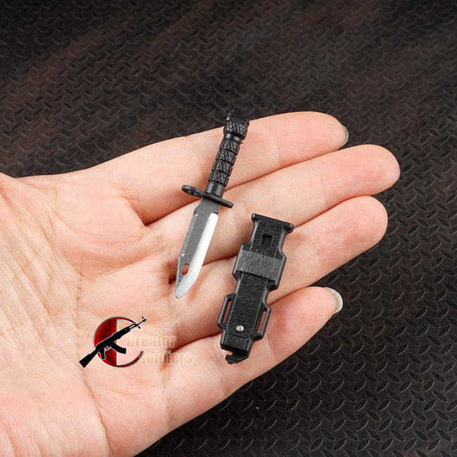 森哥 1:6 兵人 威龙 越战 m9匕首 刀 配件 合适m16模型