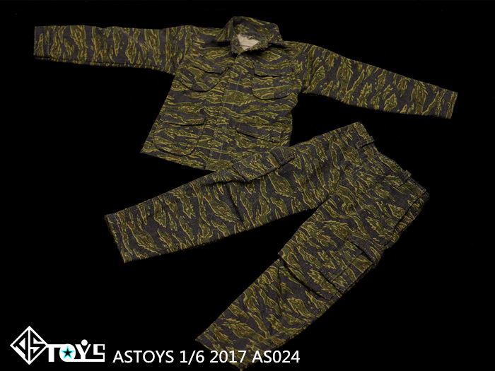ASTOYS 1/6 兵人 AS024 越战 虎纹迷彩 套装 现货