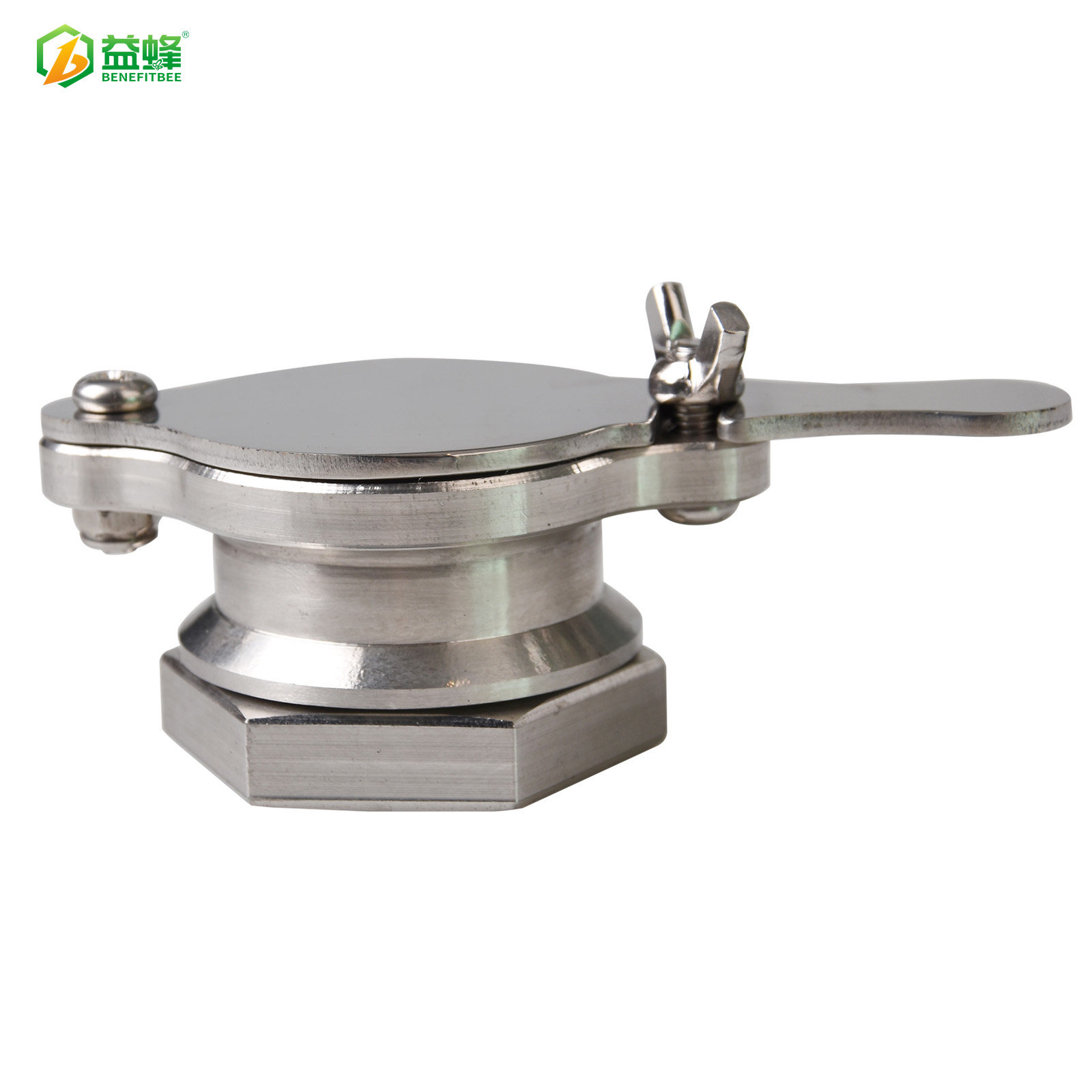 养蜂工具不锈钢抛光镜光出蜜口流蜜口取蜜器蜂箱用具摇蜜机阀门
