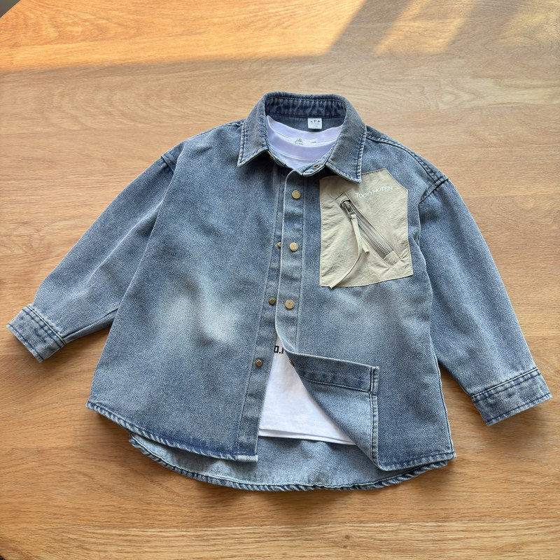 特价~厚牛仔衬衫 ~120码 男童春秋季薄外套儿童休闲衬衣,童装/婴儿装/亲子装,儿童牛仔衬衫,淘宝优惠券,粉丝福利购,淘宝优惠卷