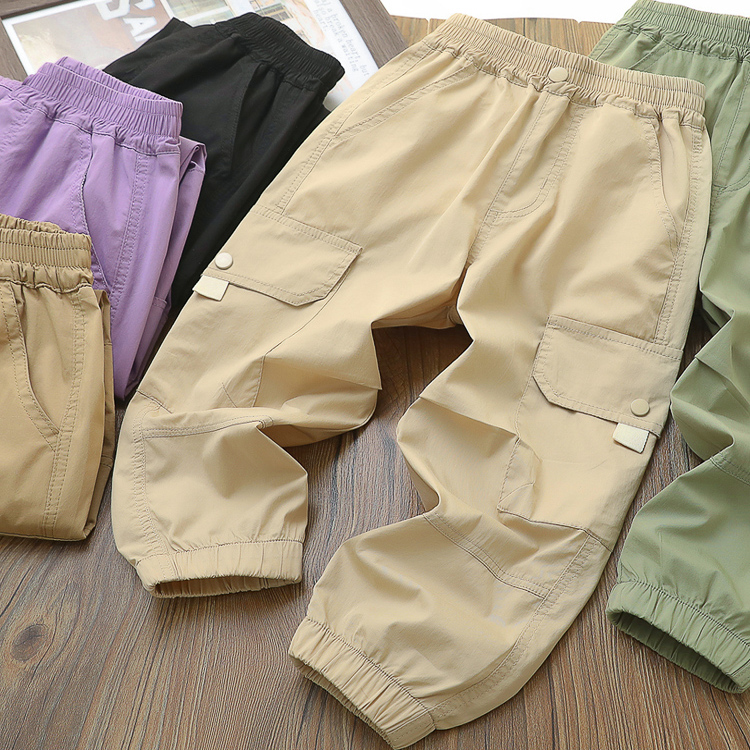 弹力速干薄棉夏季休闲裤防蚊裤