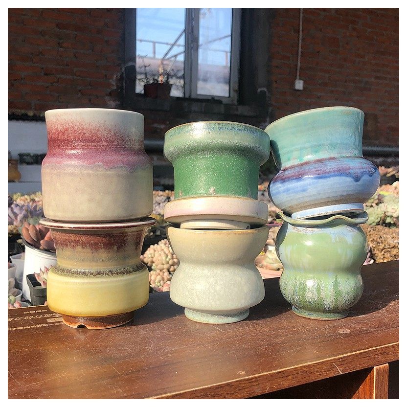 景德镇粗陶透气多肉花盆手工拉坯控型控养小老桩复古森系多肉花盆,鲜花速递/花卉仿真/绿植园艺,花盆,淘宝优惠券,粉丝福利购,淘宝优惠卷