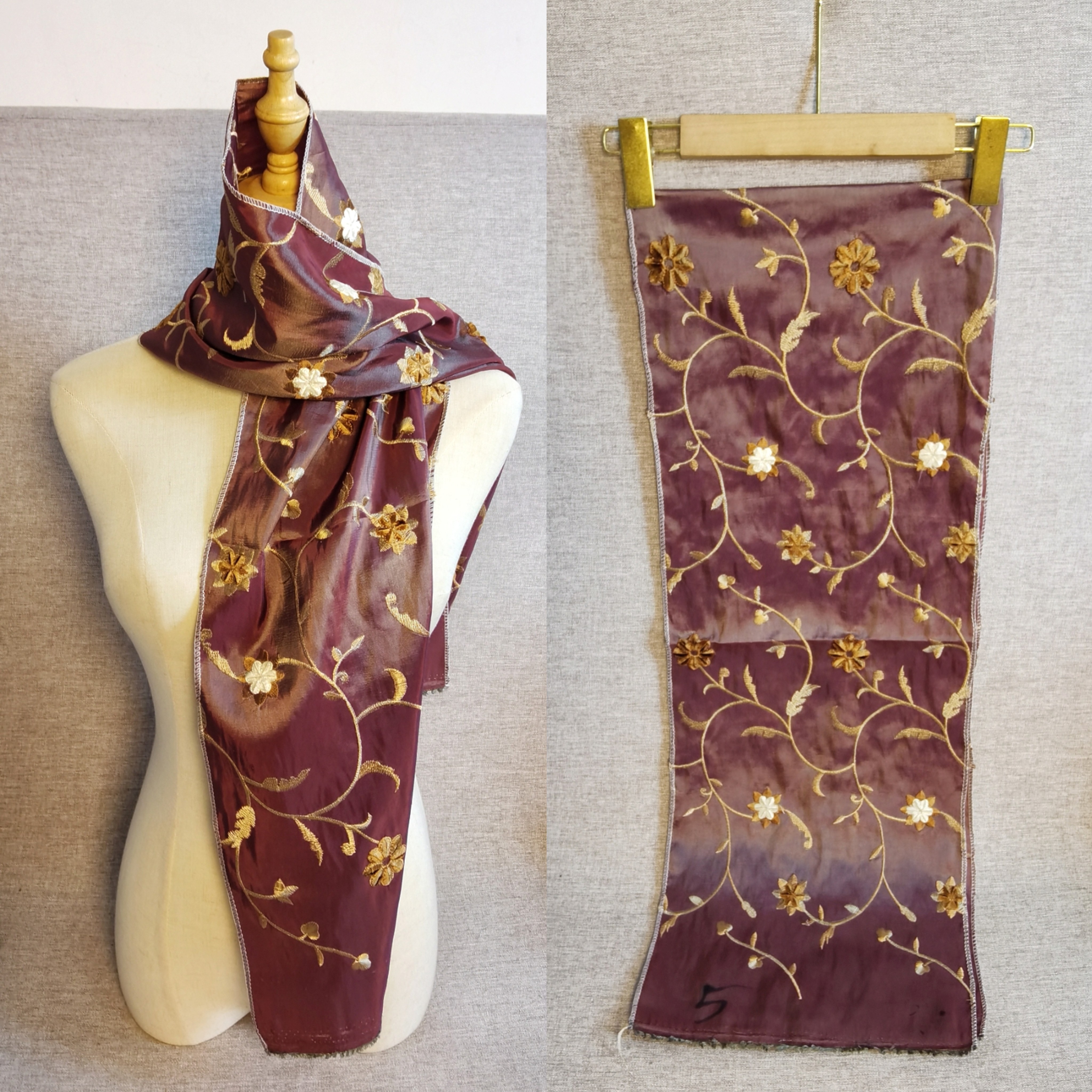 清仓亏甩 重工满绣面料精致刺绣绣花面料围巾