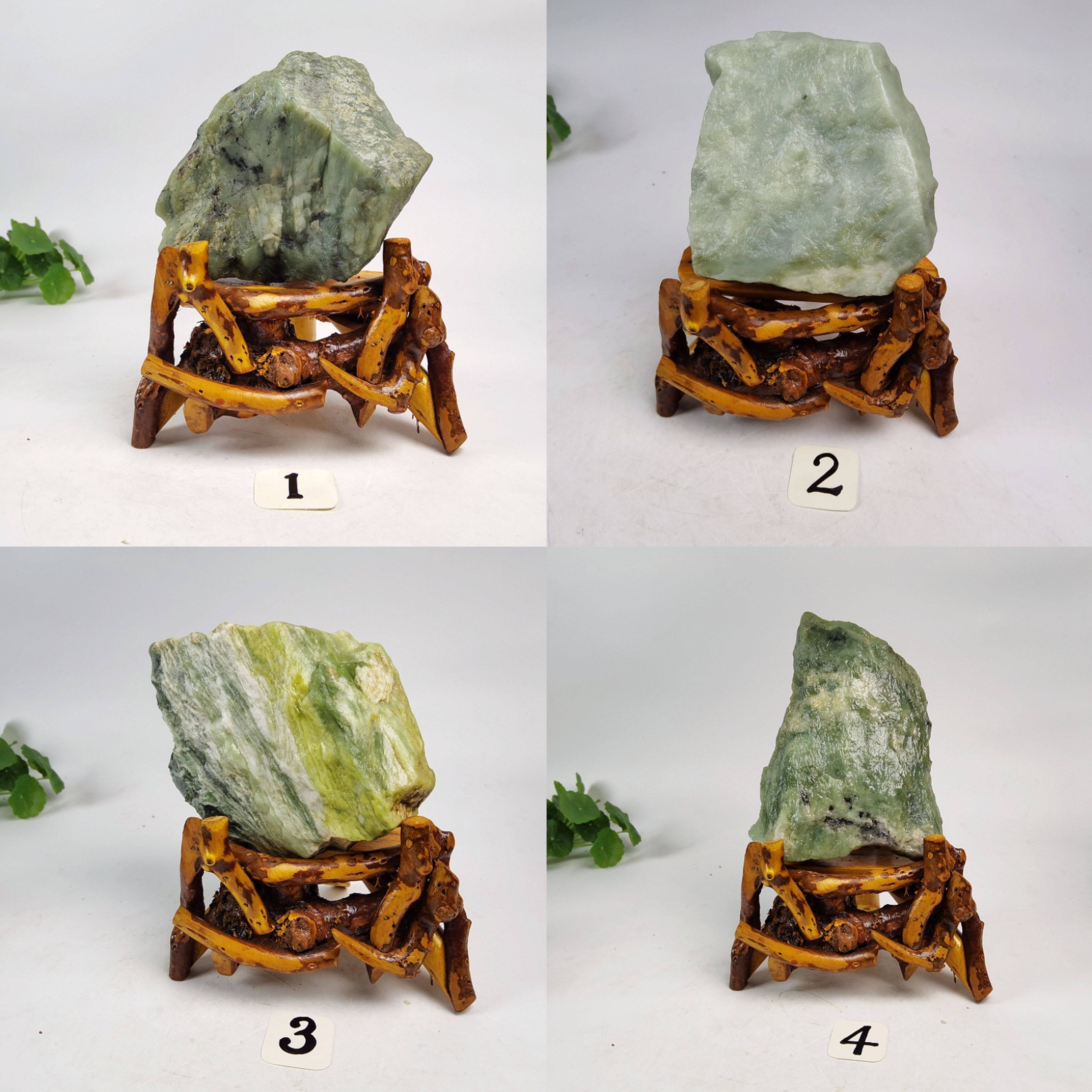 天然岫玉原石摆件手把件吊坠珠子牌子料 玄关客厅观赏石
