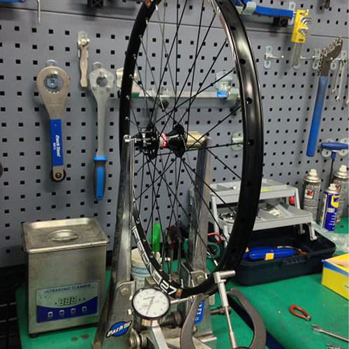 山地车编圈自行车自编轮组