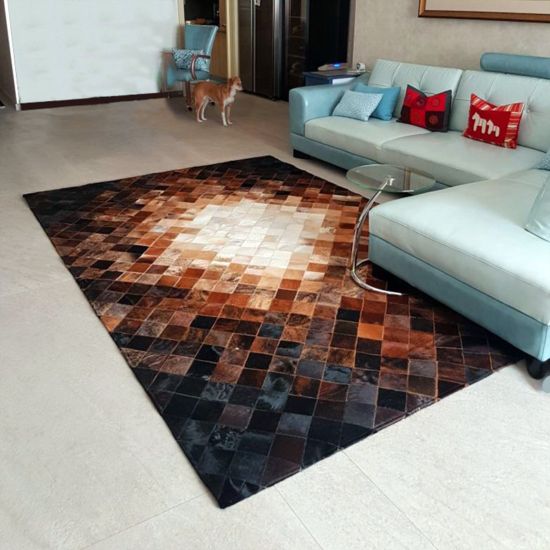 衣帽间沙发卧室地毯卫浴可机洗长形抽象渐变工业风欧美式客厅方格