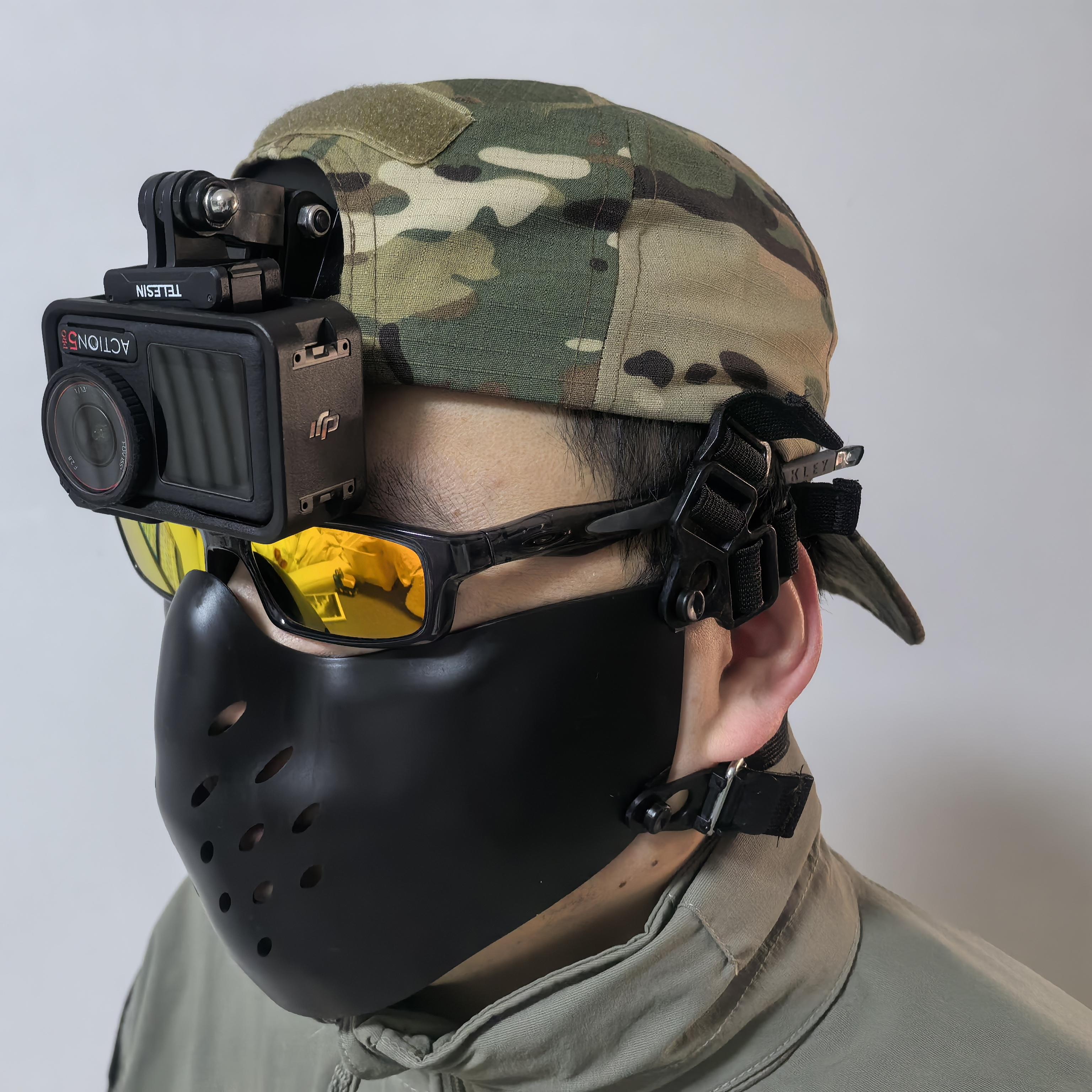 【拍下场神器】棒球帽相机支架 录像装备 GoPro/大疆Action通用