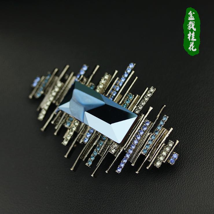 进口【心跳】半磨砂半光面施家水晶 胸针 胸花 2色 A007 饰品/流行首饰/时尚饰品新 胸针 原图主图