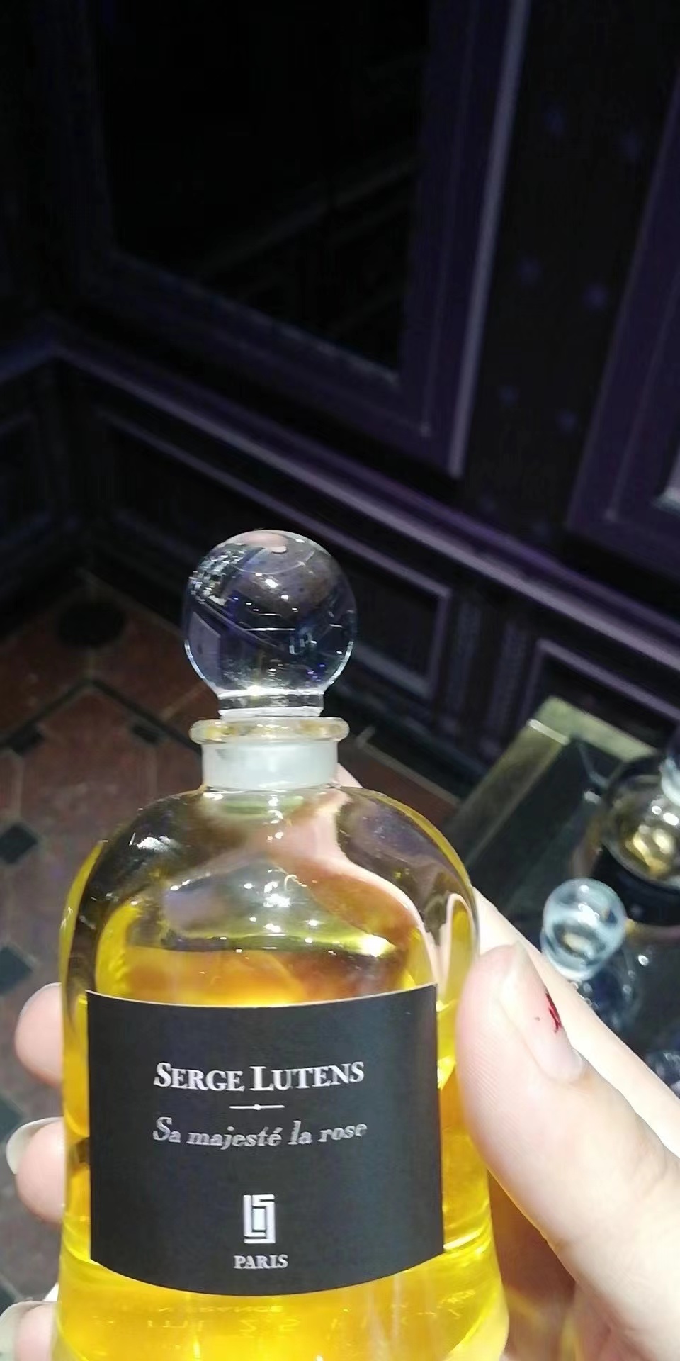 现货！Serge Lutens/芦丹氏吊钟版玫瑰陛下香水75ml