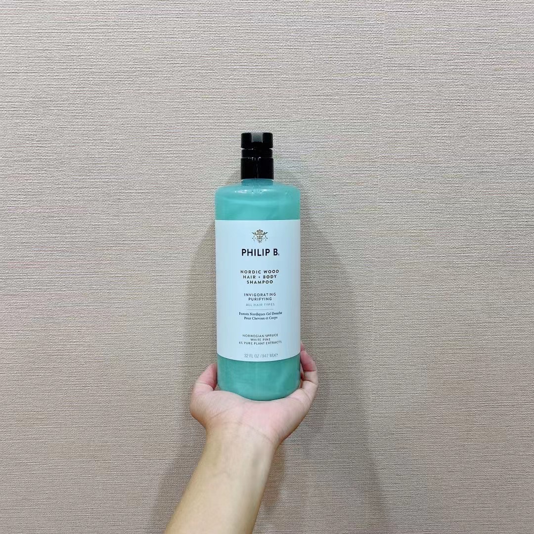 现货!Philip B北欧森林洗发沐浴二合一 947ml