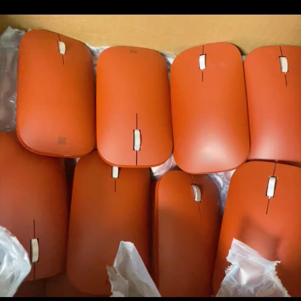 微软Surface蓝牙鼠标波比红仅拆封正品轻薄便携 办公商务无线静音