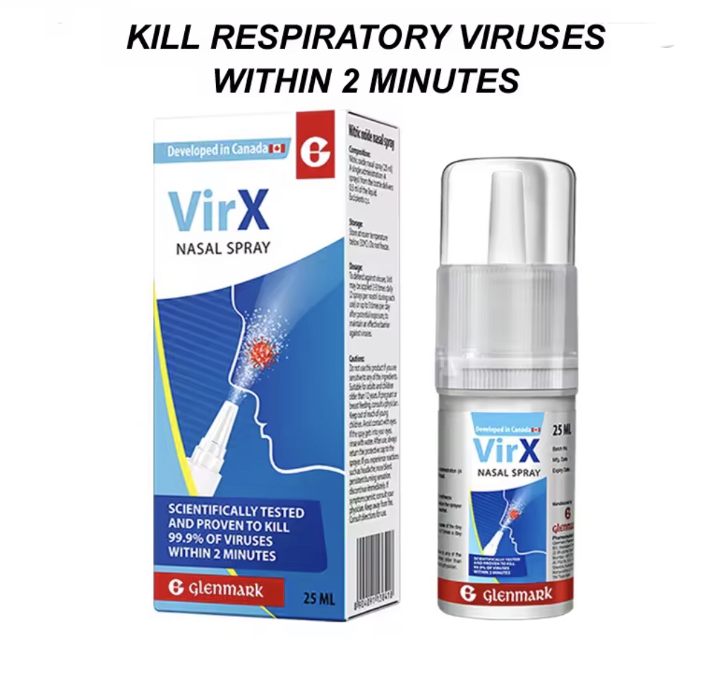 国内现货VirX抗病毒鼻喷剂(2分钟内杀灭99.9%病毒)防二次感染25ml