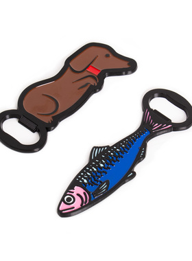 正品西班牙Helio Ferretti啤酒开瓶器起子 腊肠狗鱼造型 德国直邮