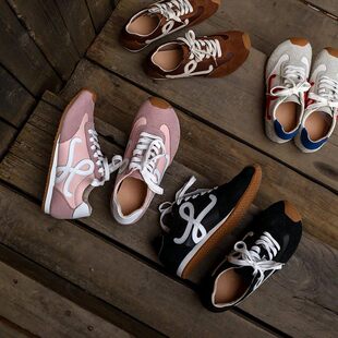 [明星同款]【全头层牛皮款！】拙雅头层真皮软底女鞋系带软底一脚