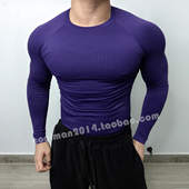 紧身长袖 T恤男士 健身高弹训练上衣透气速干压缩收腰跑步运动打底