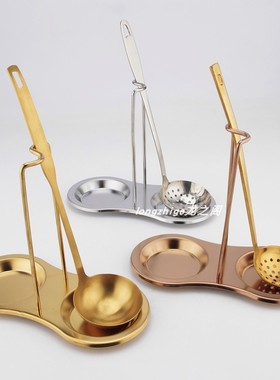 不锈钢汤勺架托餐厅火锅店挂勺子筷子架汤勺漏勺套装厨房置物架