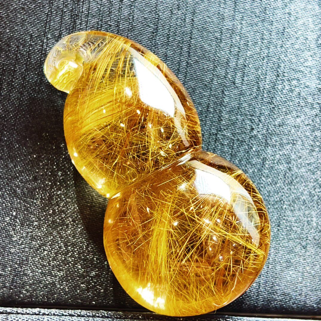 天然白水晶发晶幽灵原石雕刻猴子寿桃摆件十二生肖葫芦如意福瓜竹