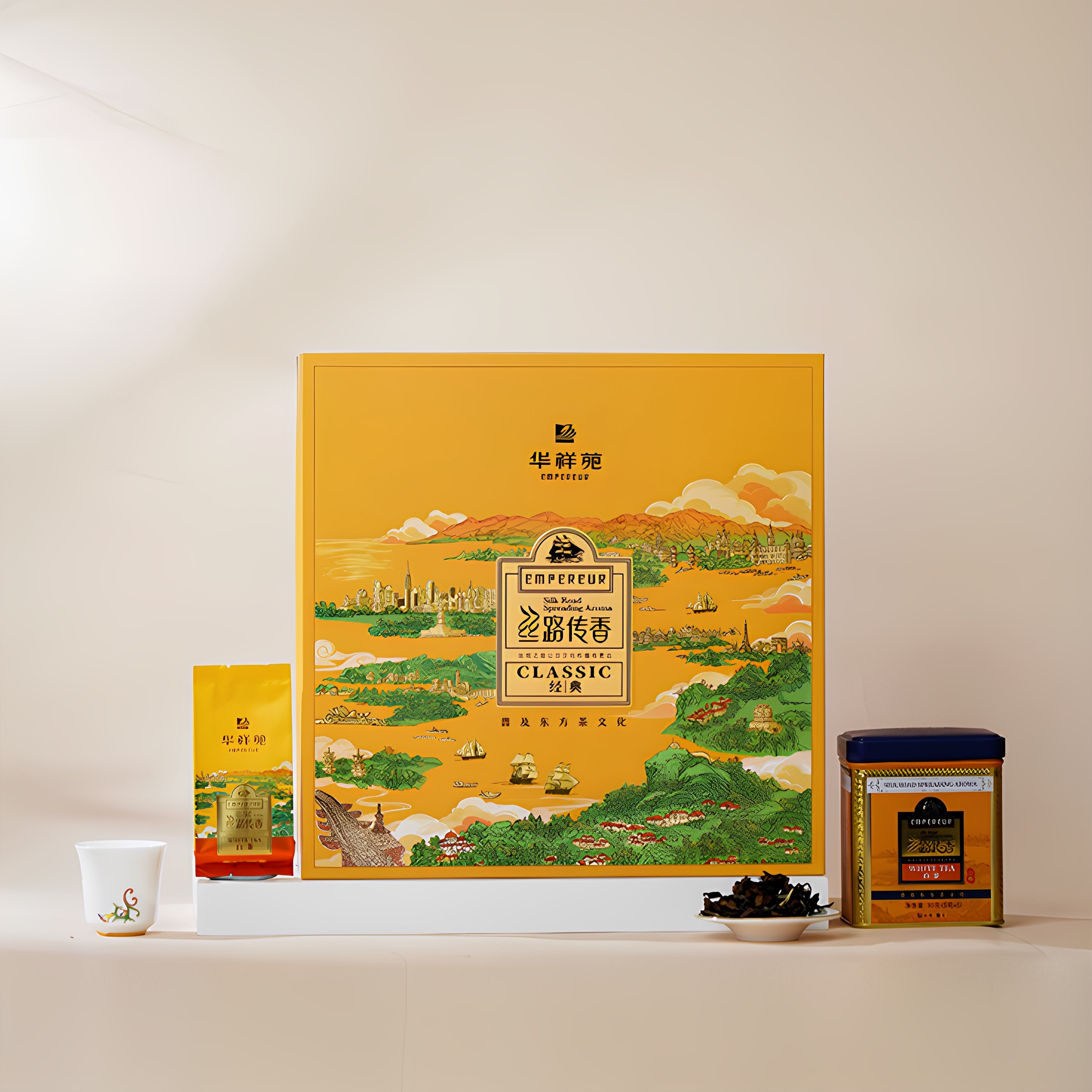 福建华祥苑茗茶茶叶-120g丝路传香经典版白茶(41714罐装3.0升级版,茶,茶周边,淘宝优惠券,粉丝福利购,淘宝优惠卷