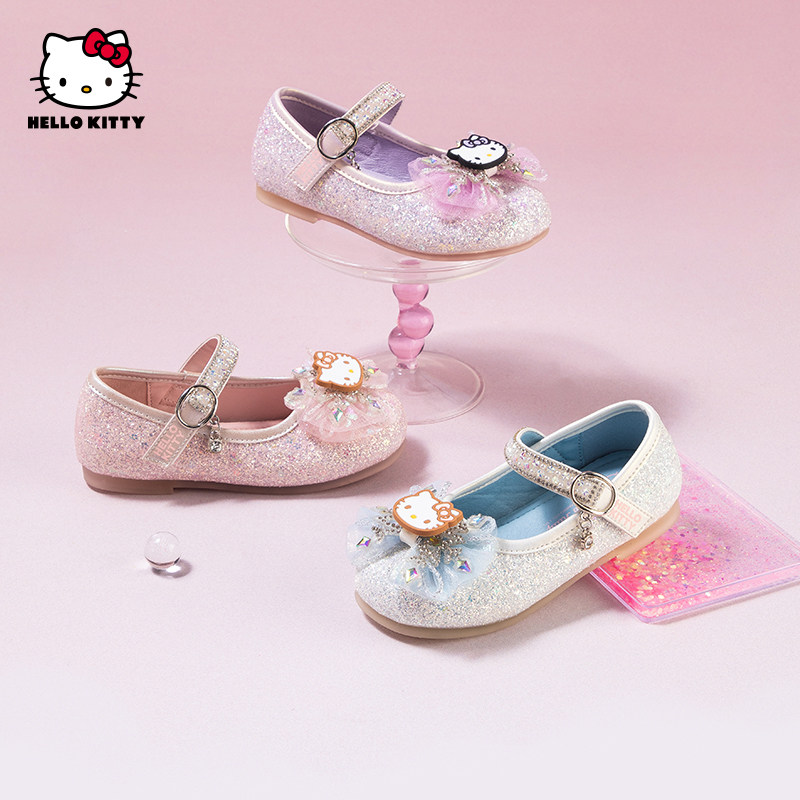 凯蒂猫女童公主鞋水钻小皮鞋秋季新款女孩软底水晶鞋优雅艾莎单鞋,童鞋/婴儿鞋/亲子鞋,水晶/水钻鞋,淘宝优惠券,粉丝福利购,淘宝优惠卷