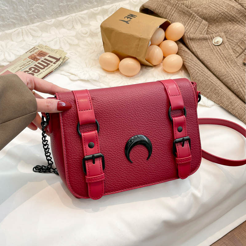 跨境时尚通勤包欧美小众复古邮差包新百搭感剑桥包单肩斜挎包潮款