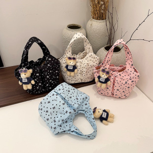 2026春夏新款 遛娃多口袋妈咪托特包 小众腋下包大容量手拎包女韩版