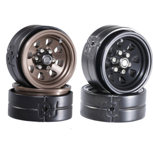 241 1363 18攀爬车SCX24TRX4M 金属轮毂DJ 4个 FMS1.3寸加重 DJ1