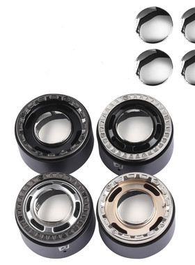 DJ 1/24小奇AxialSCX24 1.33寸金属配重轮毂盖4个TRX4-M FCX24A款