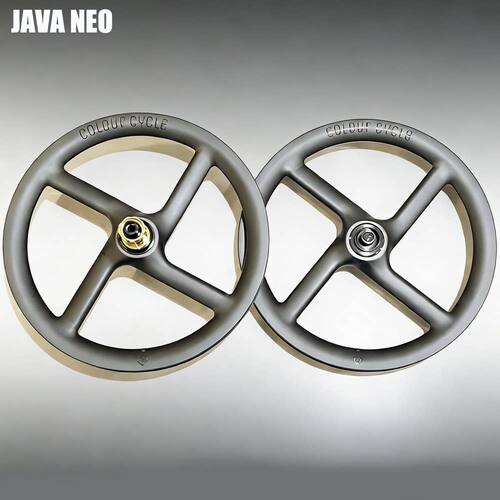 Colour Cycle JAVA neo 佳沃三折叠车改装碳纤四刀桶轴轮组 835g