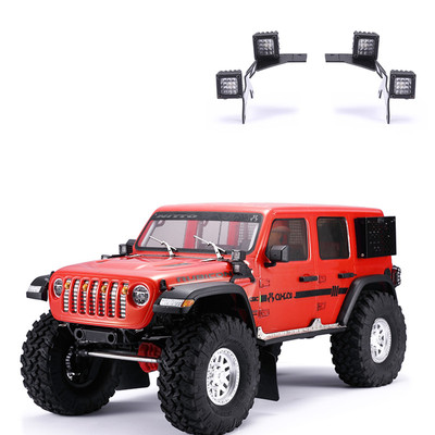 DJ AXIAL SCX10 JEEP牧马 人TRX4 TRX6大灯越野车改装方形射灯E款