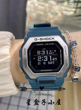 CASIOA卡西欧手表男gshock小方块蓝牙计步运动女GBX-100-1/2/7