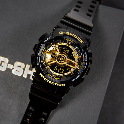 G-SHOCK黑金潮流防水手表卡西欧