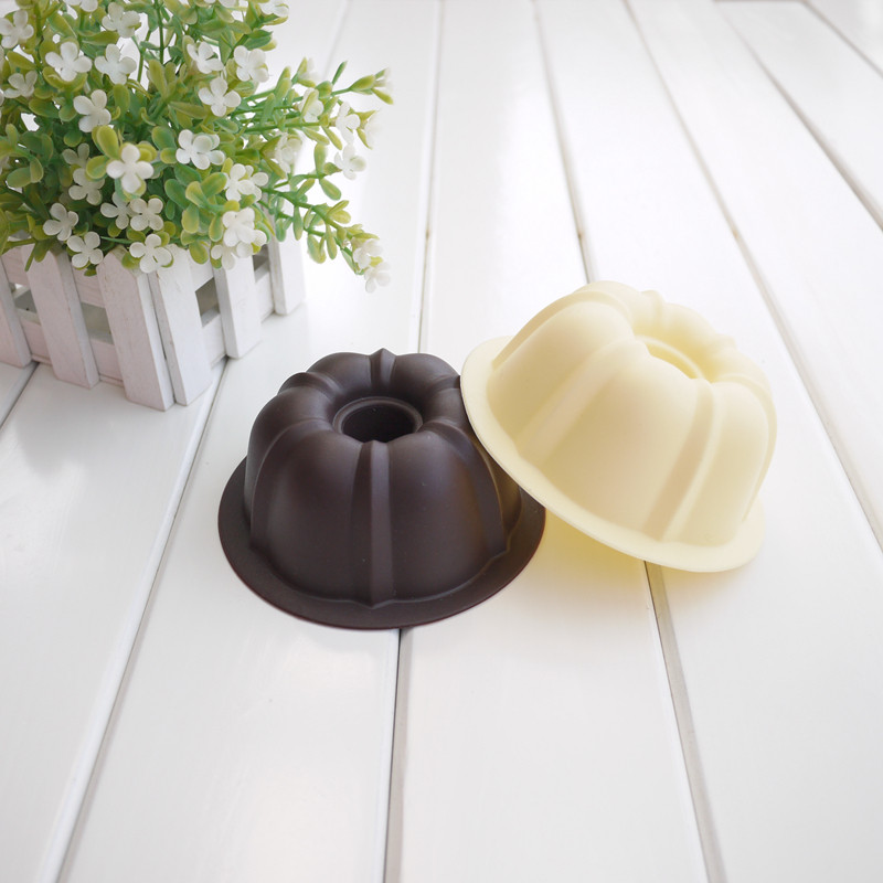 萨瓦林硅胶蛋糕模具 米糕小戚风光波炉专用模具