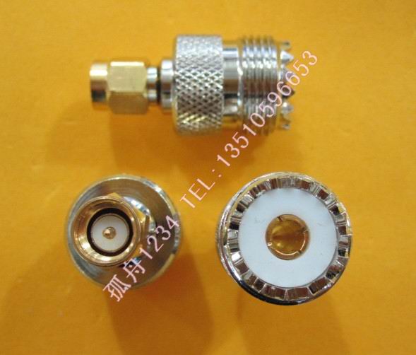 对讲机转接头 车台转接头UHF母转SMA公 M母头转SMA公头 SL16