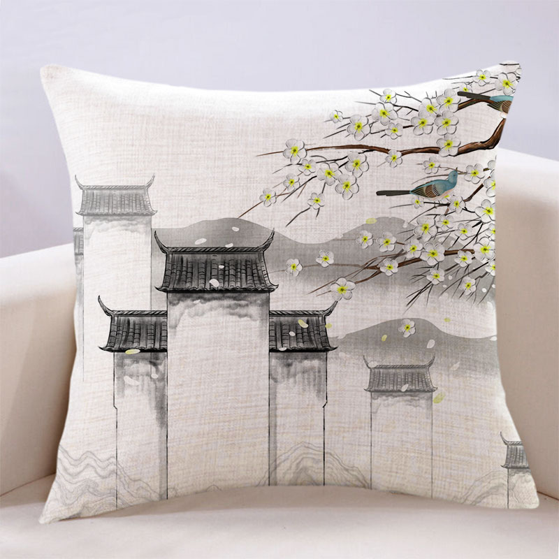 可拆洗布艺家用抱枕万燊PP棉杭州