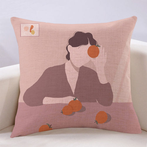 可拆洗布艺抱枕家用万燊PP棉杭州