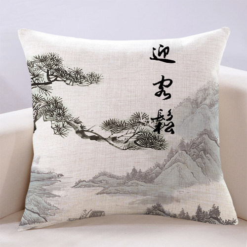 迎客松水墨画价格 迎客松水墨画图片 星期三