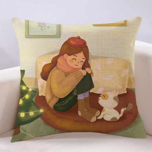 文艺小清新PP棉办公室杭州布艺