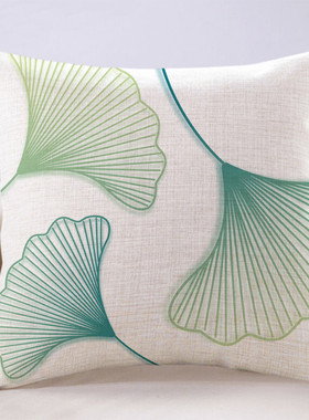 简约现代唯美小清新银杏客厅沙发抱枕卧室床头靠背靠垫午睡趴趴枕