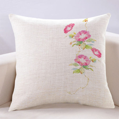 万燊现代简约客厅杭州花朵抱枕